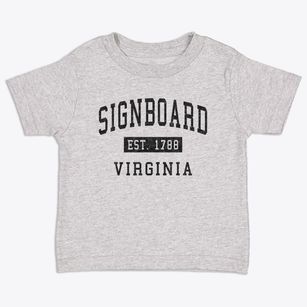 Signboard Virginia Classic Established Toddler T-Shirt