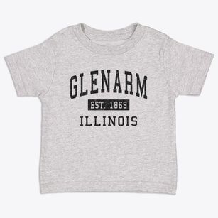 Glenarm Illinois Classic Established Toddler T-Shirt