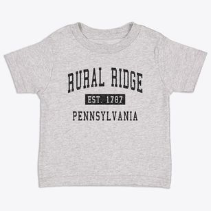 Rural Ridge Pennsylvania Classic Established Toddler T-Shirt