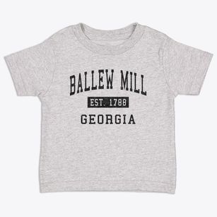 Ballew Mill Georgia Classic Established Toddler T-Shirt
