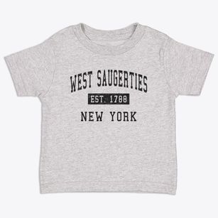 West Saugerties New York Classic Established Toddler T-Shirt