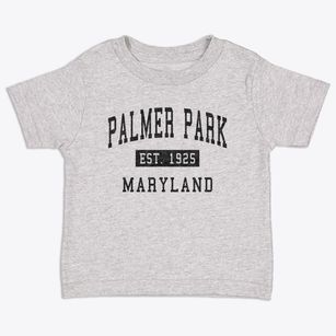 Palmer Park Maryland Classic Established Toddler T-Shirt