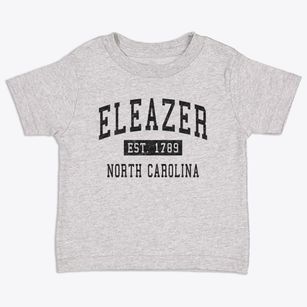 Eleazer North Carolina Classic Established Toddler T-Shirt
