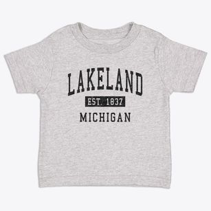Lakeland Michigan Classic Established Toddler T-Shirt