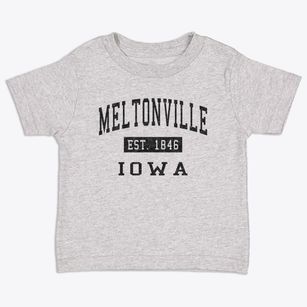 Meltonville Iowa Classic Established Toddler T-Shirt