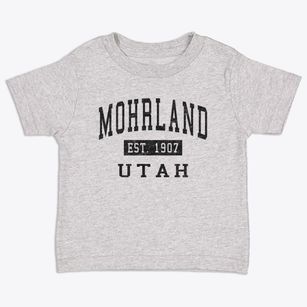 Mohrland Utah Classic Established Toddler T-Shirt
