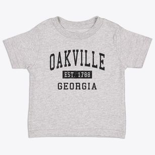 Oakville Georgia Classic Established Toddler T-Shirt