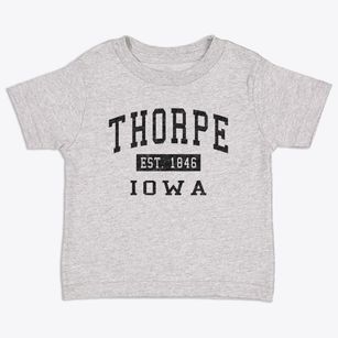 Thorpe Iowa Classic Established Toddler T-Shirt