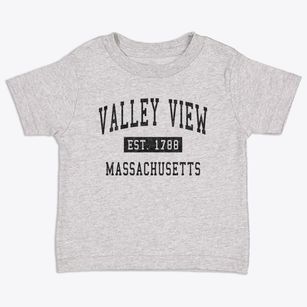 Valley View Massachusetts Classic Established Toddler T-Shirt