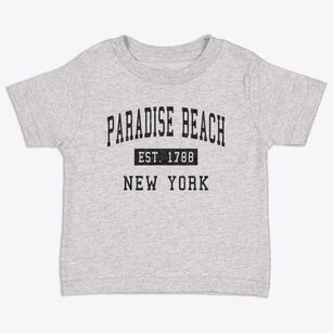 Paradise Beach New York Classic Established Toddler T-Shirt