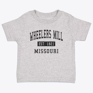 Wheelers Mill Missouri Classic Established Toddler T-Shirt
