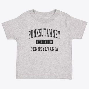Punxsutawney Pennsylvania Classic Established Toddler T-Shirt