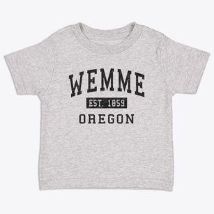Wemme Oregon Classic Established Toddler T-Shirt