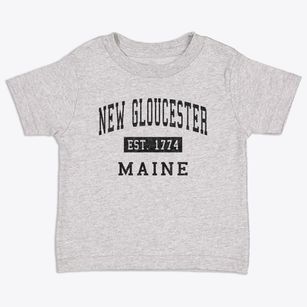 New Gloucester Maine Classic Established Toddler T-Shirt