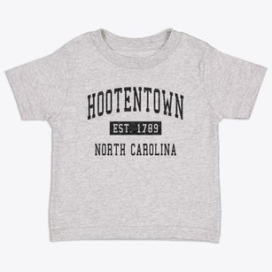 Hootentown North Carolina Classic Established Toddler T-Shirt