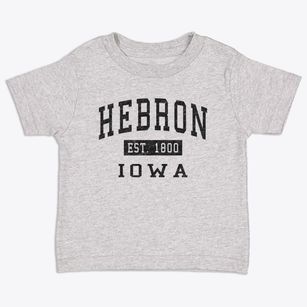 Hebron Iowa Classic Established Toddler T-Shirt