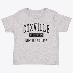 Coxville North Carolina Classic Established Toddler T-Shirt