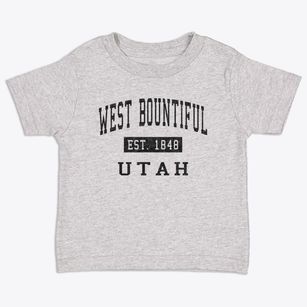 West Bountiful Utah Classic Established Toddler T-Shirt