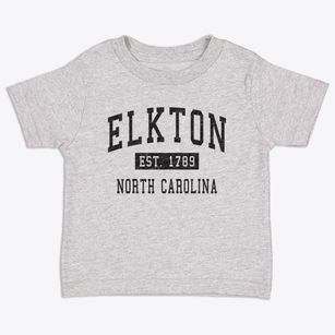 Elkton North Carolina Classic Established Toddler T-Shirt
