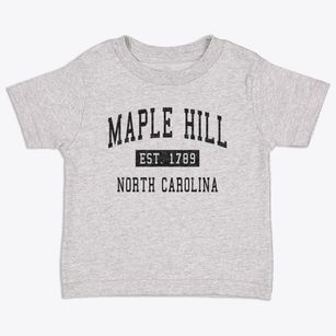 Maple Hill North Carolina Classic Established Toddler T-Shirt