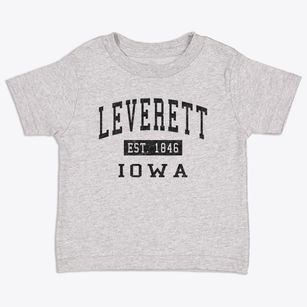 Leverett Iowa Classic Established Toddler T-Shirt