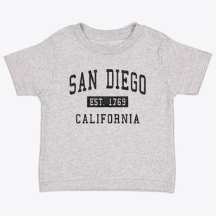 San Diego California Classic Established Toddler T-Shirt