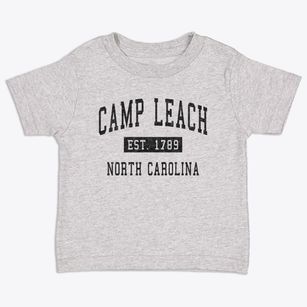 Camp Leach North Carolina Classic Established Toddler T-Shirt