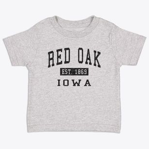 Red Oak Iowa Classic Established Toddler T-Shirt