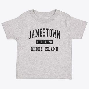 Jamestown Rhode Island Classic Established Toddler T-Shirt