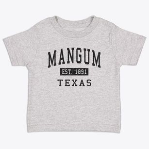 Mangum Texas Classic Established Toddler T-Shirt