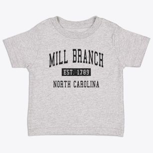 Mill Branch North Carolina Classic Established Toddler T-Shirt