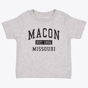 Macon Missouri Classic Established Toddler T-Shirt