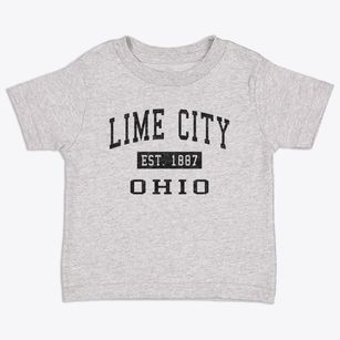 Lime City Ohio Classic Established Toddler T-Shirt