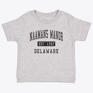 Naamans Manor Delaware Classic Established Toddler T-Shirt