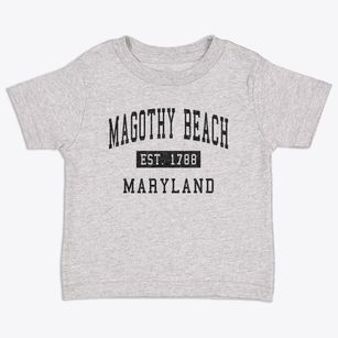 Magothy Beach Maryland Classic Established Toddler T-Shirt