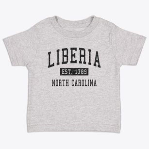 Liberia North Carolina Classic Established Toddler T-Shirt