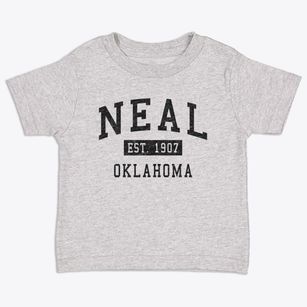 Neal Oklahoma Classic Established Toddler T-Shirt