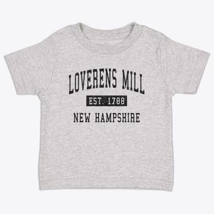 Loverens Mill New Hampshire Classic Established Toddler T-Shirt