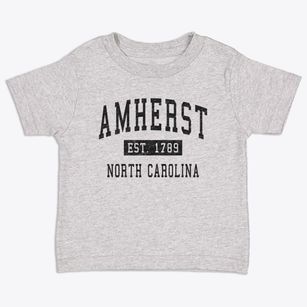 Amherst North Carolina Classic Established Toddler T-Shirt