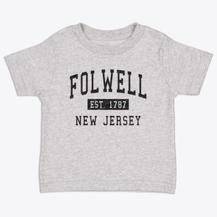 Folwell New Jersey Classic Established Toddler T-Shirt