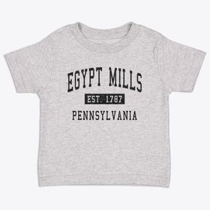 Egypt Mills Pennsylvania Classic Established Toddler T-Shirt
