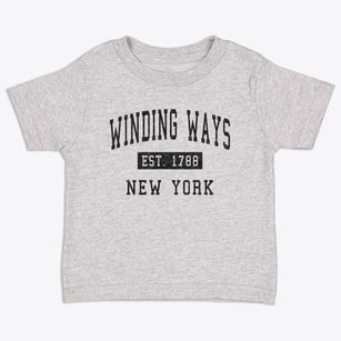 Winding Ways New York Classic Established Toddler T-Shirt
