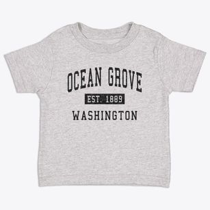 Ocean Grove Washington Classic Established Toddler T-Shirt