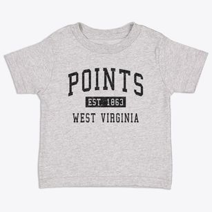 Points West Virginia Classic Established Toddler T-Shirt