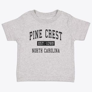 Pine Crest North Carolina Classic Established Toddler T-Shirt