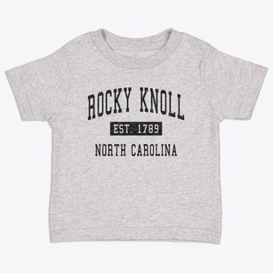 Rocky Knoll North Carolina Classic Established Toddler T-Shirt