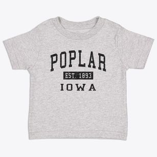 Poplar Iowa Classic Established Toddler T-Shirt