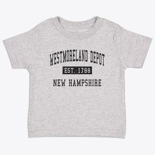 Westmoreland Depot New Hampshire Classic Established Toddler T-Shirt