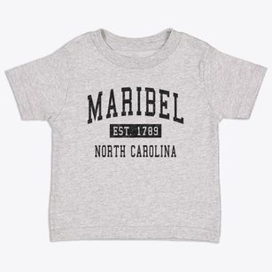 Maribel North Carolina Classic Established Toddler T-Shirt
