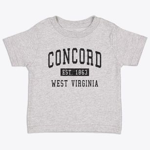 Concord West Virginia Classic Established Toddler T-Shirt